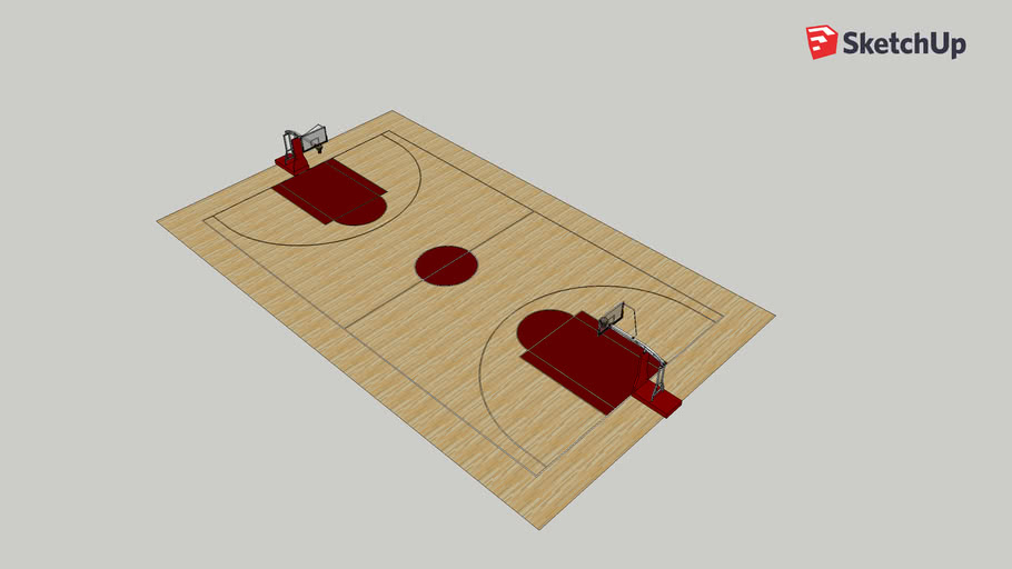 Cancha de baloncesto | 3D Warehouse