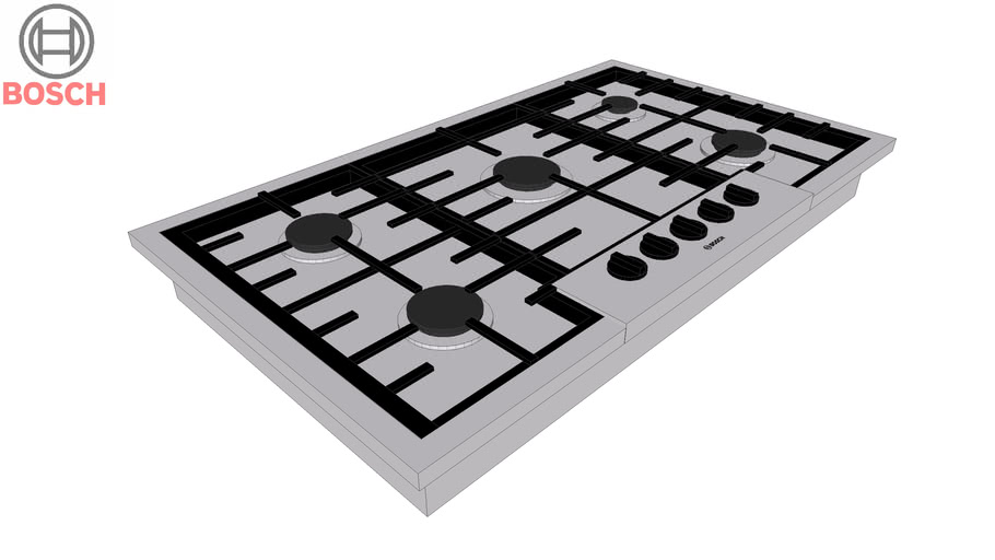 BoschCooktopsNGM5655UC 3D Warehouse