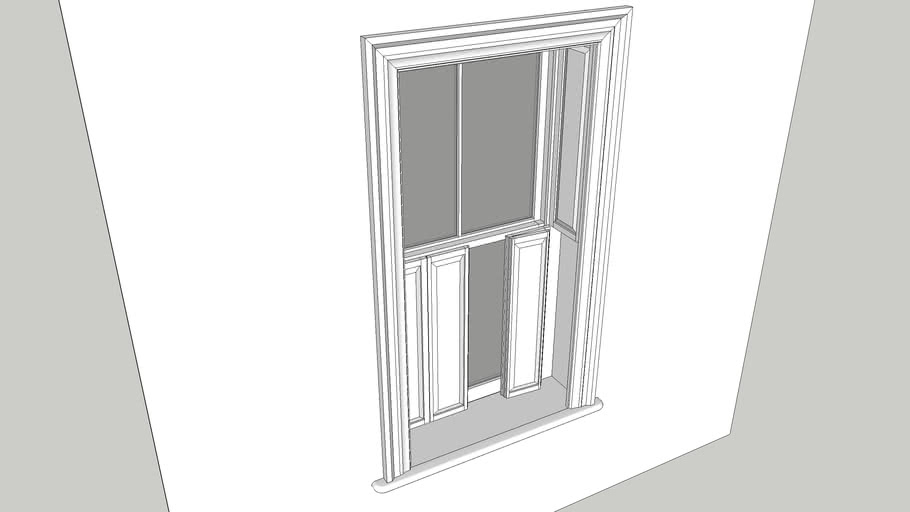 Pocket Shutter Box Window 3D Warehouse