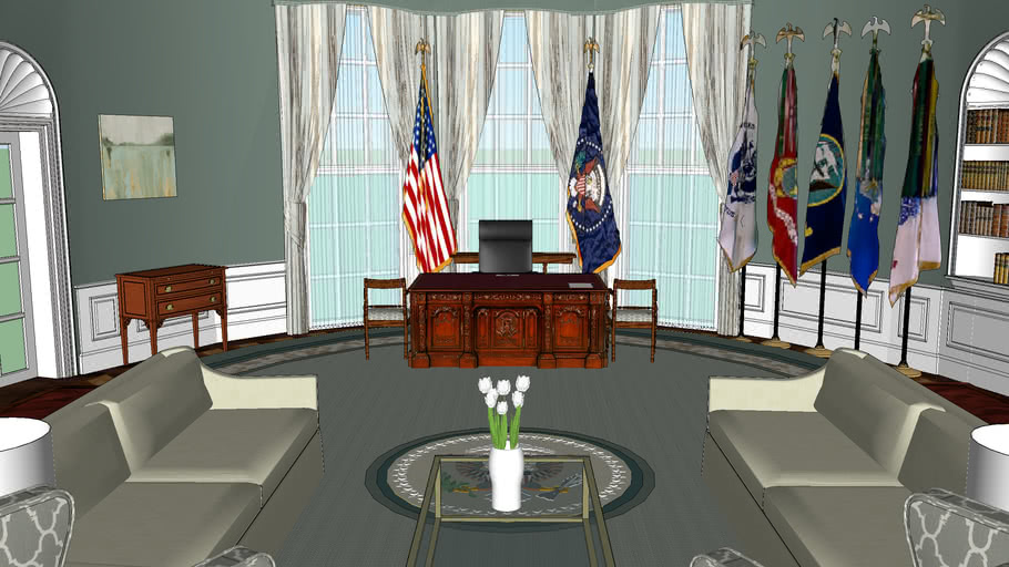 Claire Hale Underwood Oval Office ( fictional ) | 3D Warehouse