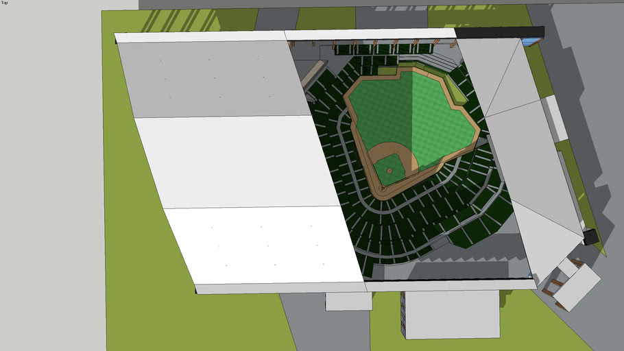 Globe Life Field - Roof Open - Texas Rangers Baseball | 3D &hellip;