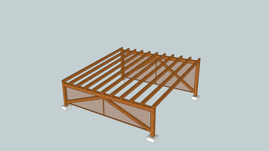 wooden canopy | 3D Warehouse