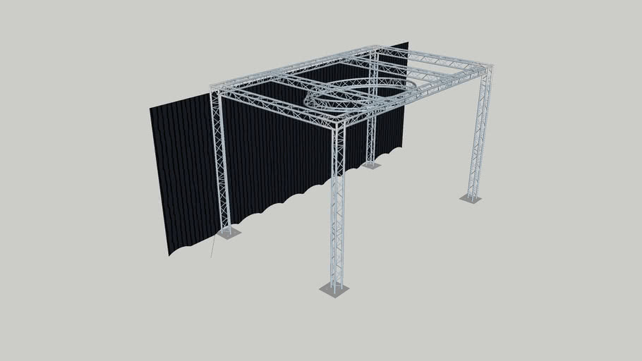 Truss Stage with Circular Truss | 3D Warehouse