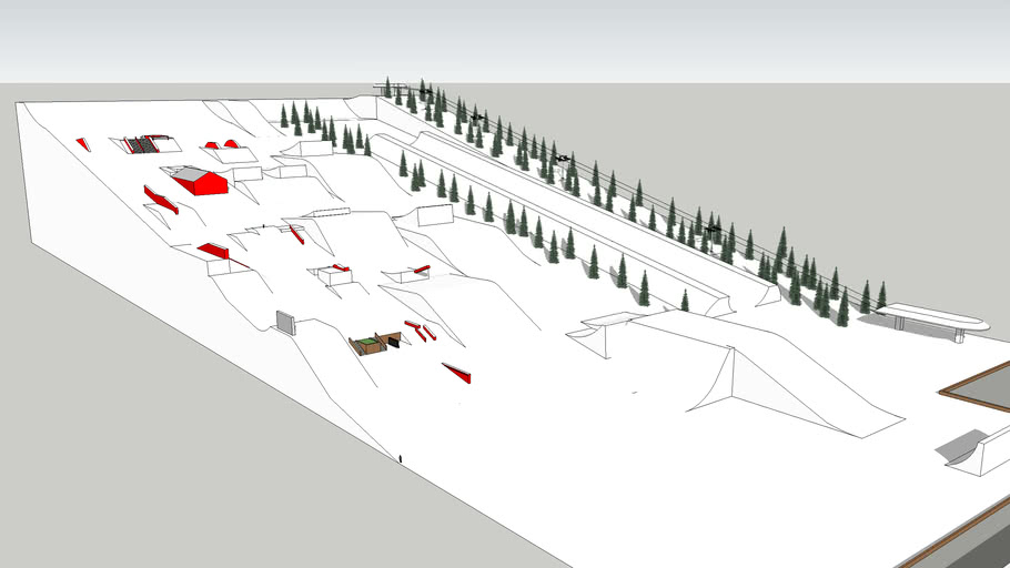 Snowboard park 3D Warehouse