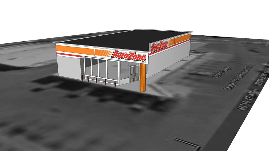 Longmont Autozone 3D Warehouse