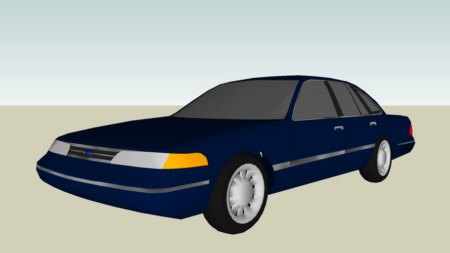 1993 Ford Crown Victoria Improved 3d Warehouse