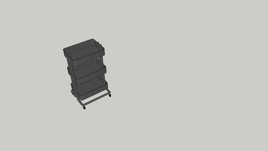 Ikea Raskog Utility Cart 3d Warehouse