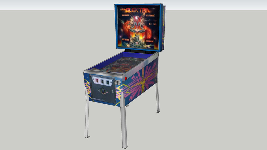 Elektra pinball arcade game
