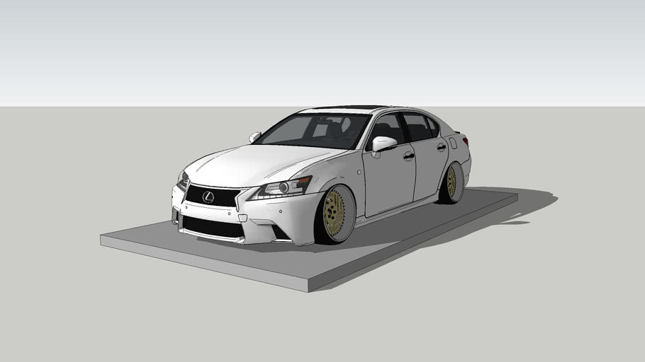 Lexus Gs 350 F Sport Stance 3d Warehouse