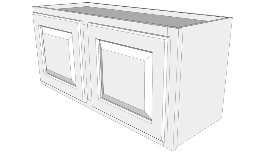 Briarwood Wall W3315 12' Deep, Two Doors 3D Warehouse