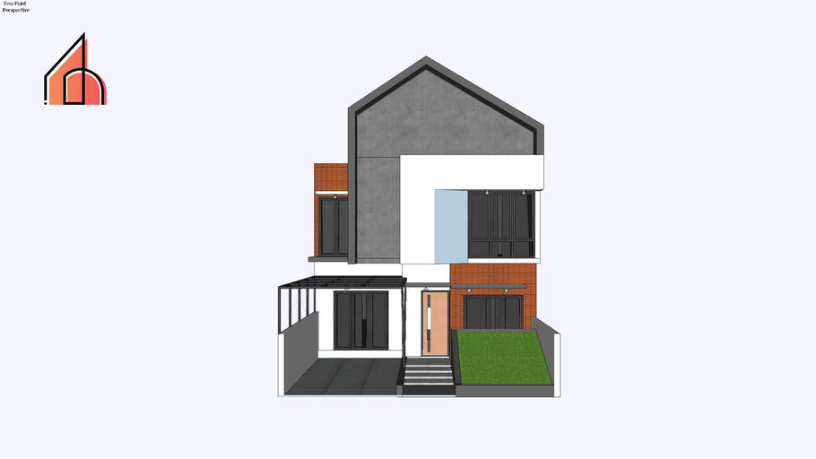 Rumah Minimalis 2 Lantai | 3D Warehouse