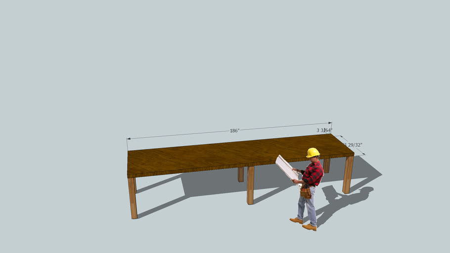Table 3D Warehouse
