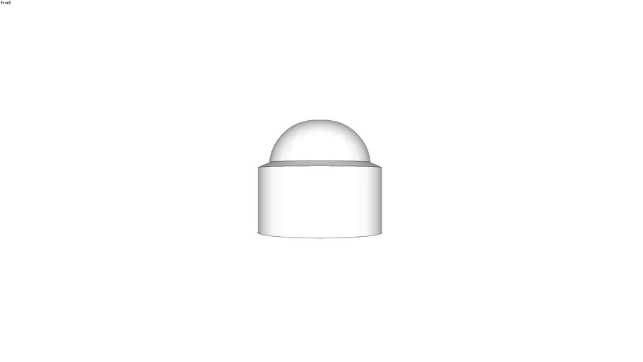 Заглушка для внешнего шестигранника М16 | 3D Warehouse