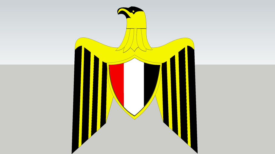 Egyptian Flag Eagle 3D Warehouse