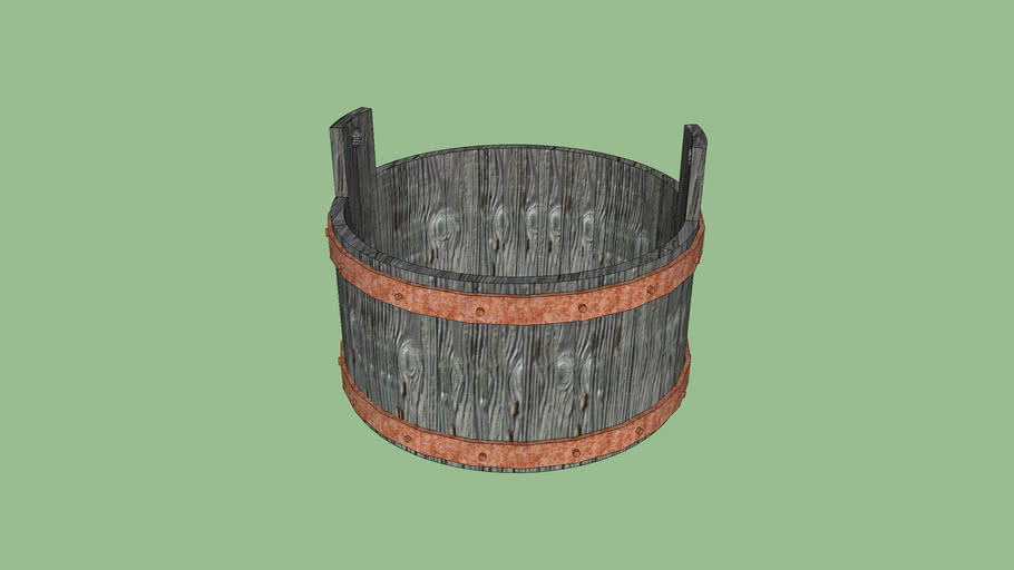 Bassine bois | 3D Warehouse