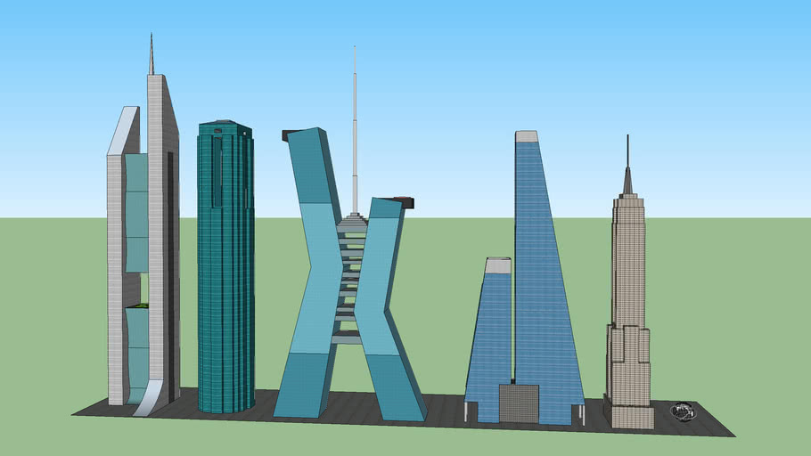 Fantasy Skyscrapers | 3D Warehouse