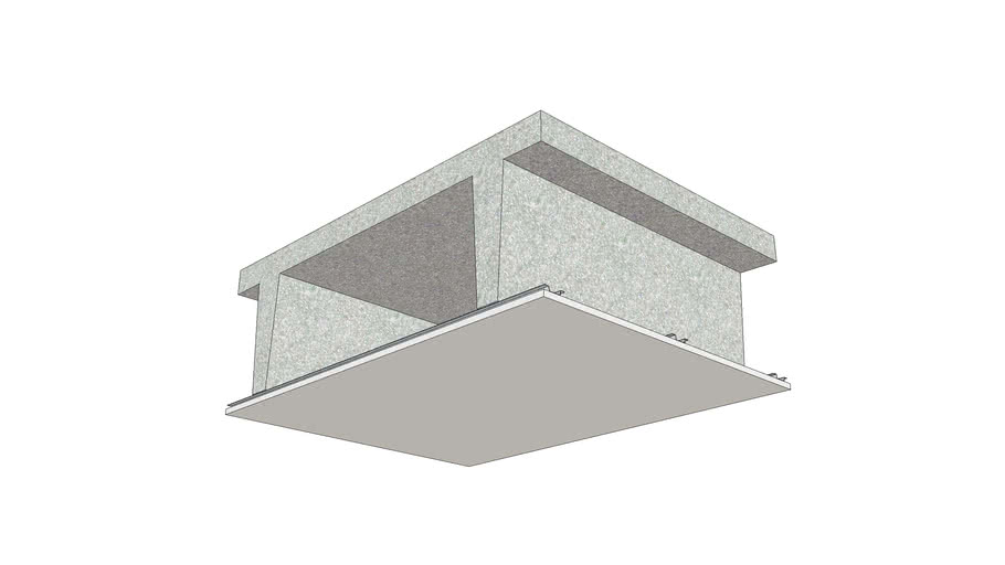 Floor Ceiling Concrete Framed 2 Hours Pca 1281 1 3d Warehouse