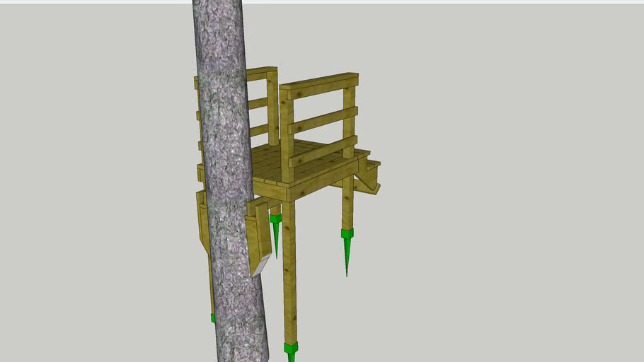 Target Range Backstop Tree Stand 3D Warehouse
