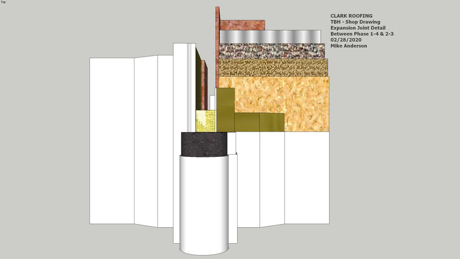 TPO Expansion Joint 3D Warehouse