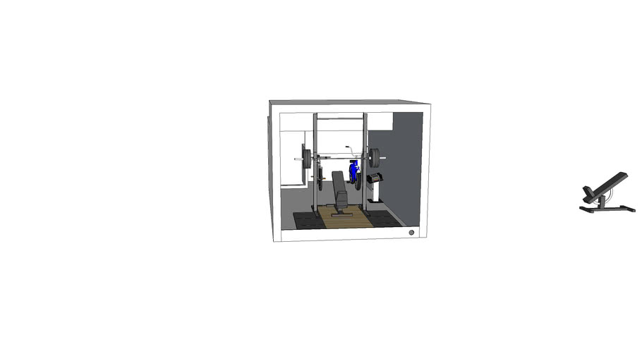 Rogue Fitness Garage Gym 2 3d Warehouse