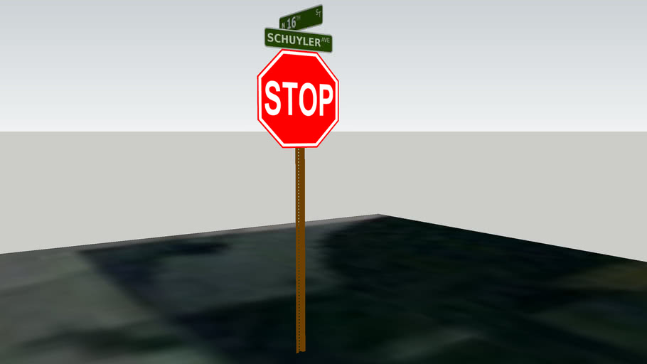 Stop Sign / Street Name Sign