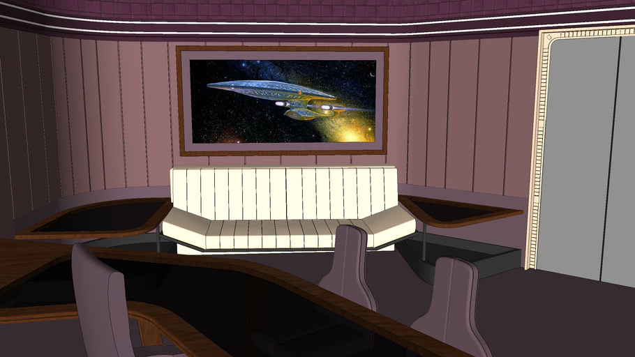 Ready Room Bridge USS ENTERPRISED 3D Warehouse