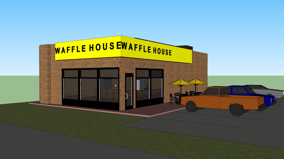 Waffle House Fully Furnished 3D Warehouse