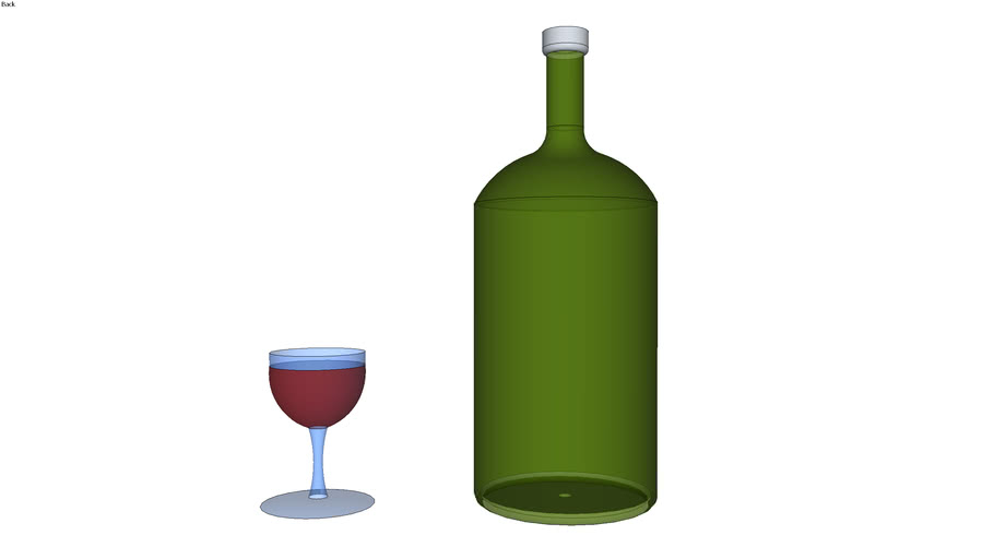 wine bottle | 3D Warehouse
