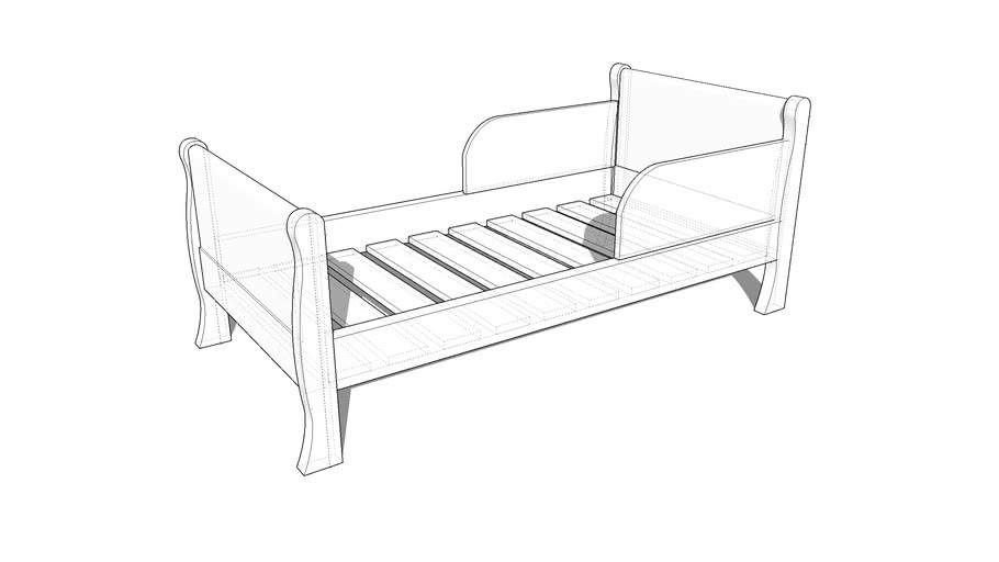 Toddler Bed 3D Warehouse