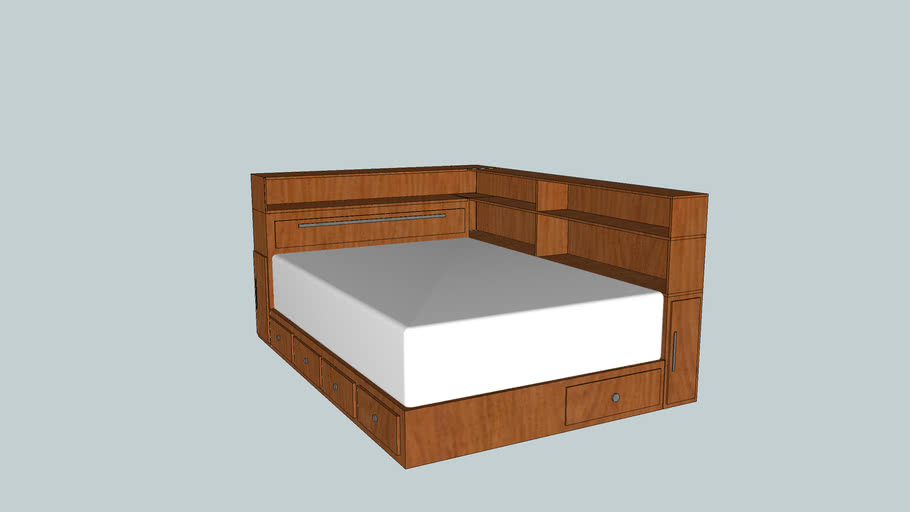 Ultimate Storage Bed 3d Warehouse, Ultimate Storage Bed Frame