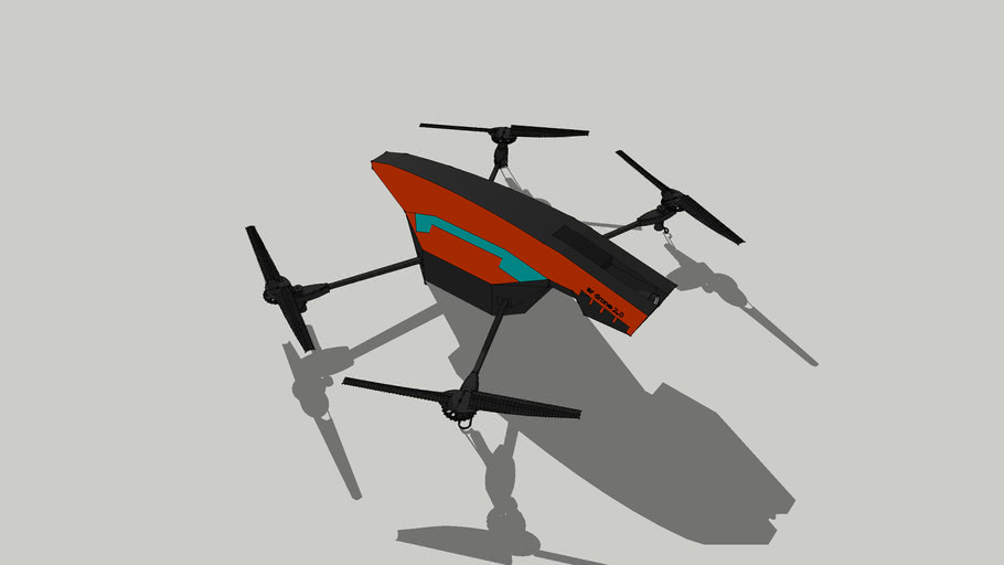 ar drone 2.0 bleu