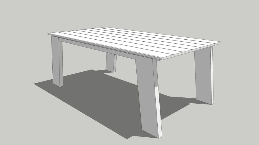 Outdoor Table 3D Warehouse