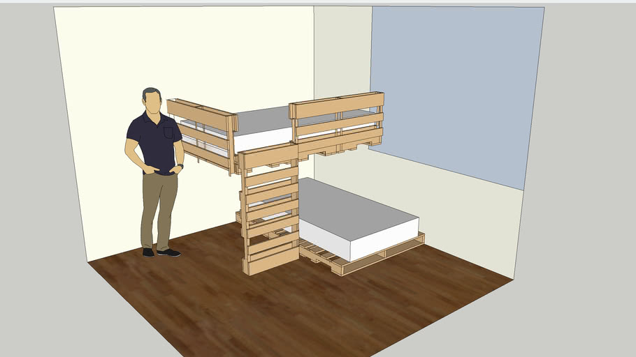 pallet bunk beds