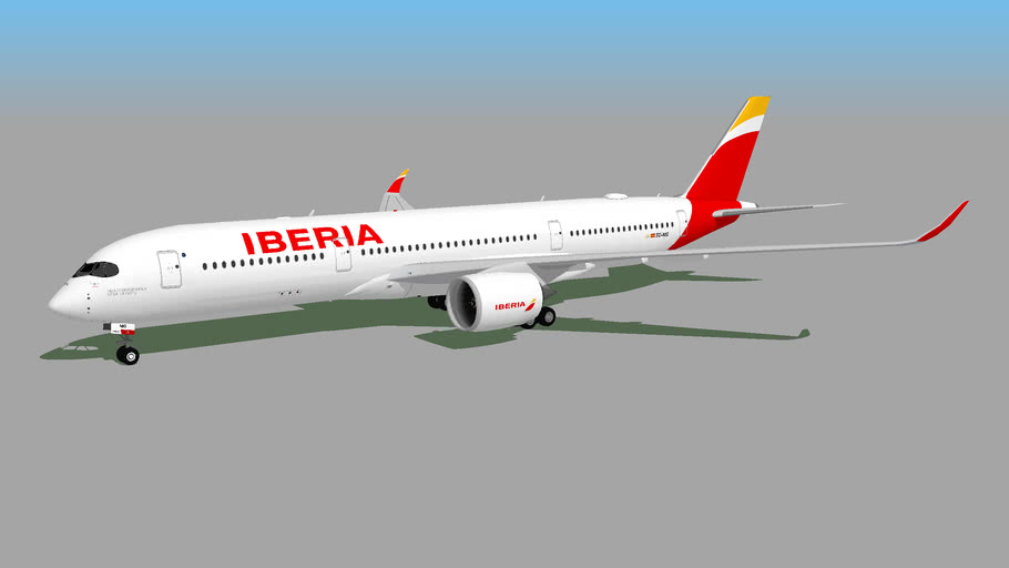 Iberia Ec Nig Airbus A350 941 3d Warehouse
