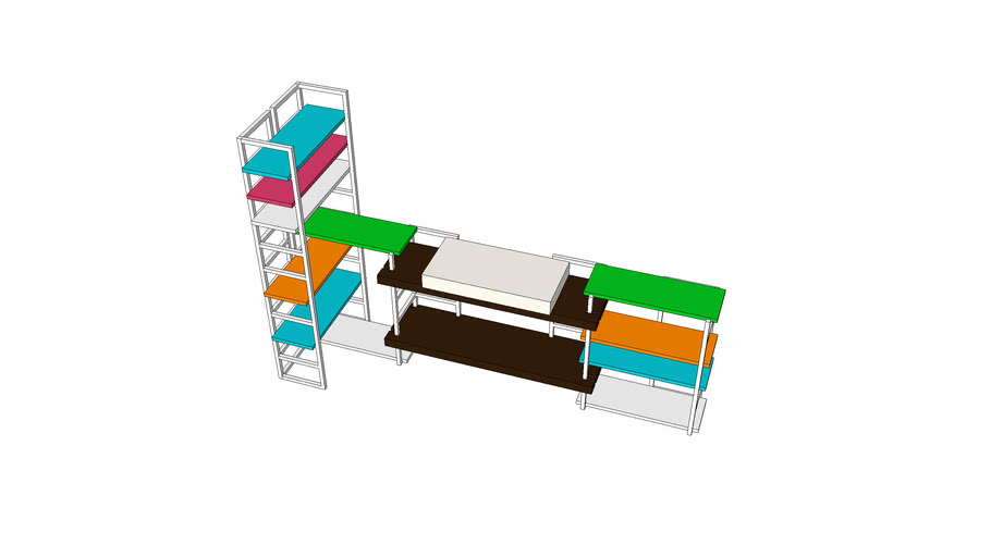 Connections Shelving (The Container Store) 3D Warehouse