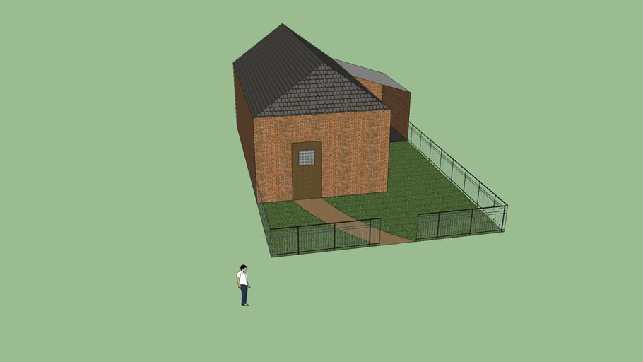 House With Lean To Garage 3d Warehouse