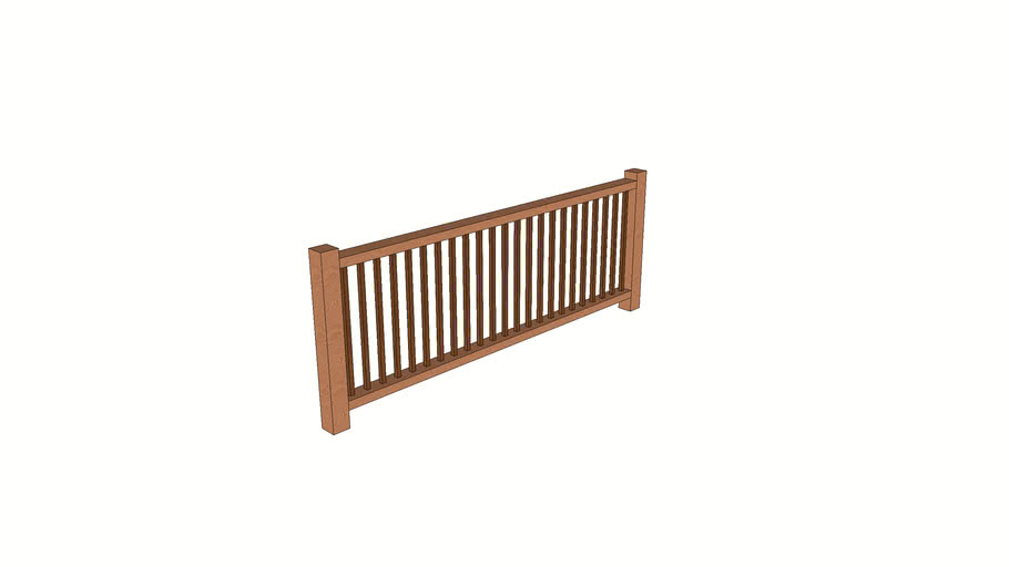SketchUp Railing 3D Warehouse