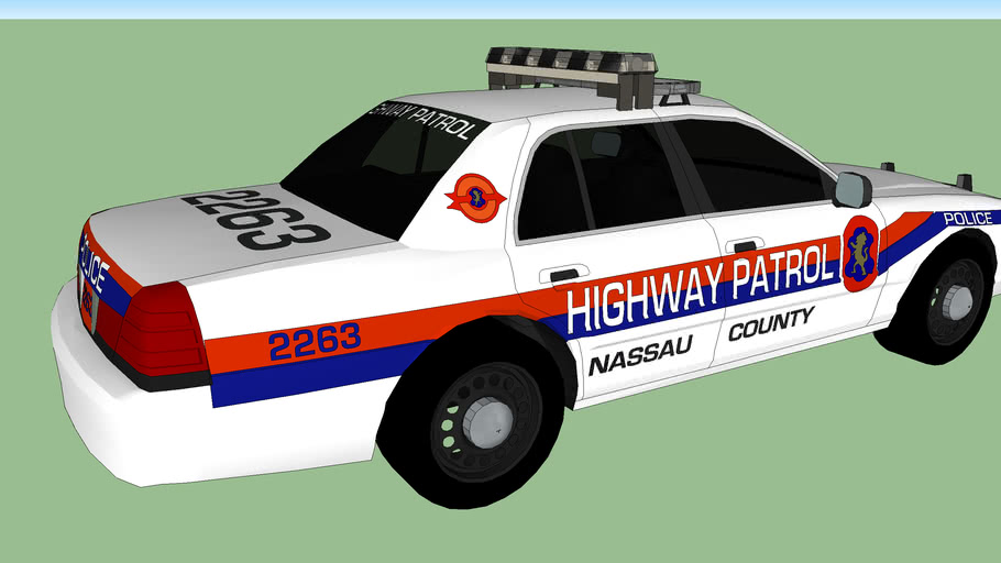 Nassau County Police (NY) Highway Patrol Crown Victoria 3D Warehouse