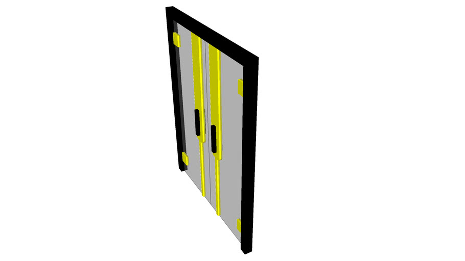 Modern glass door | 3D Warehouse