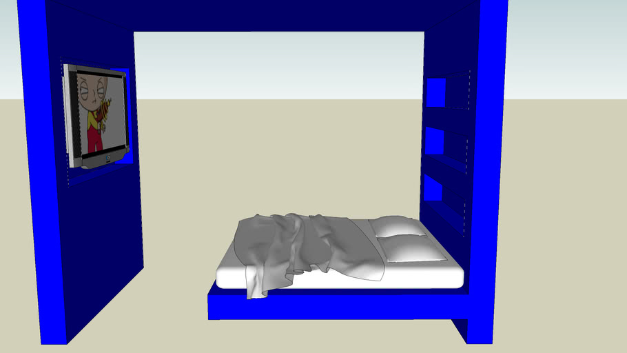 Design bed 3D Warehouse