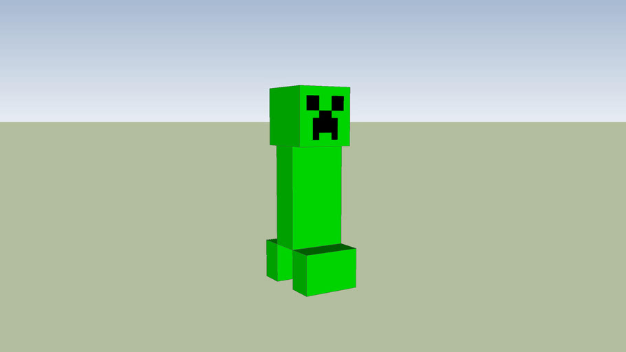 Minecraft Creeper 3d Warehouse 2650