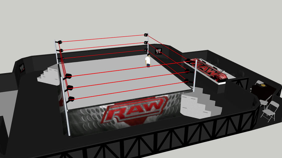 WWE Ring 3D Warehouse
