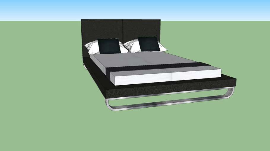 modern bed | 3D Warehouse