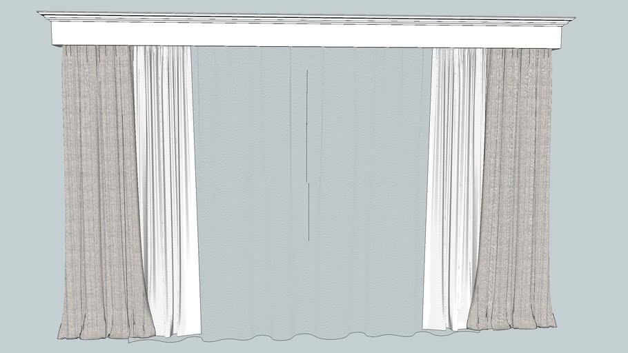 How To Make Modern Curtain In Sketchup S