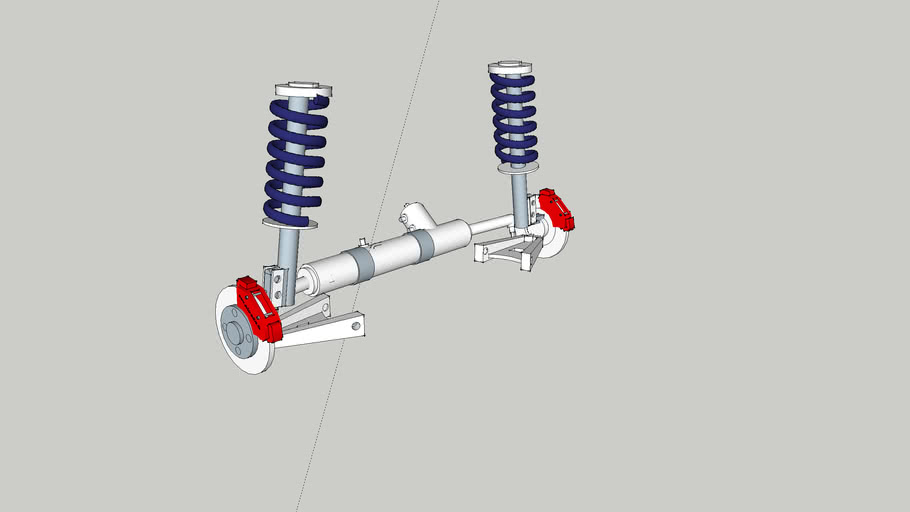 Clio front suspension 3D Warehouse