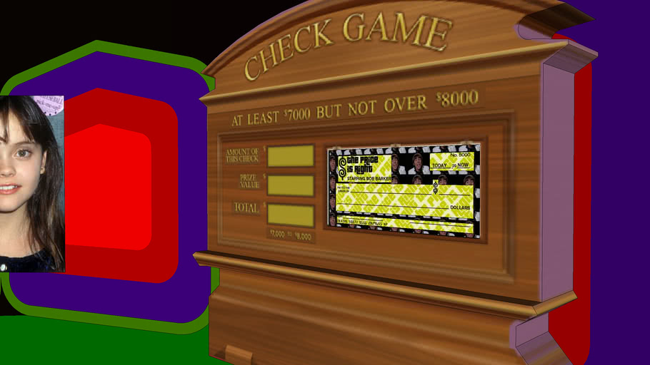 playing the Check Game on The Price Is Right 3D Warehouse