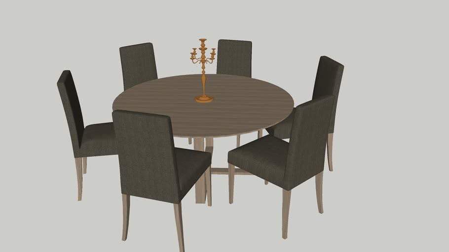 dining table 餐桌 | 3D Warehouse