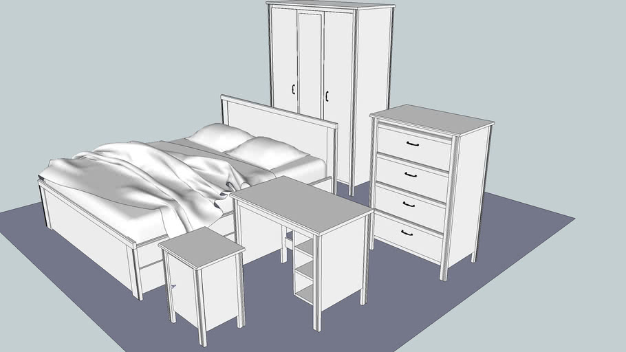 Ikea Brusali Furniture 3d Warehouse