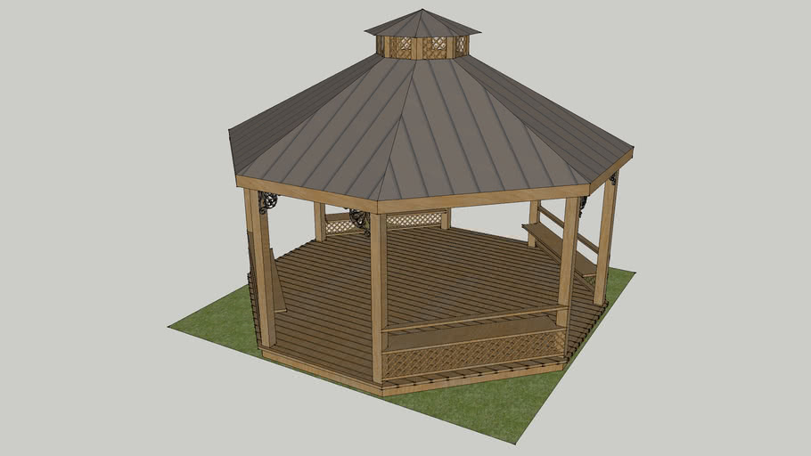 18' Gazebo | 3D Warehouse