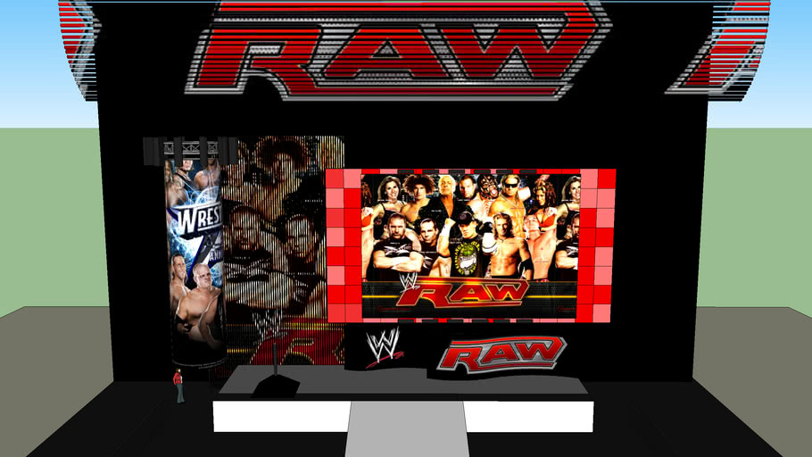 Wwe Raw Hd Entrance Stage And Ring 3d Warehouse